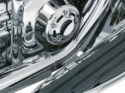 $40.49 • Buy Kuryakyn Chrome Bridge Gap Heat Shield Stock Dual Exhaust Cover Harley Touring