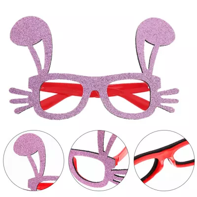 Glitter Bunny Costume Eyeglasses For Kids - Fun Novelty Sunglasses • £6.99