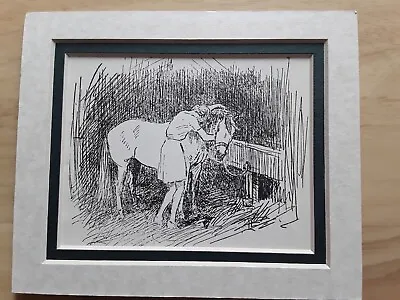 £3.45 • Buy Topper - She Flung  Her Arms Around The Pony - Lionel Edwards Print 1952