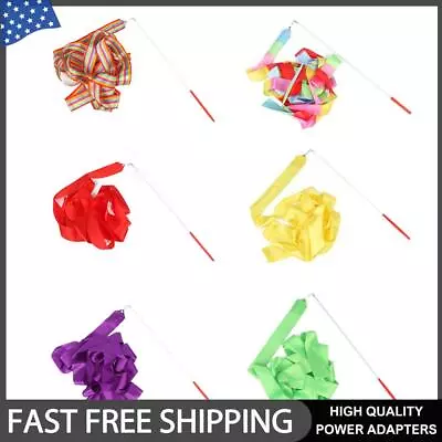 2m Gym Dance Ribbons Rhythmic Equipment Gymnastics Art Ballet Streamer For Kids • $5.50