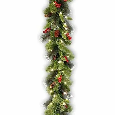 National Tree Company 9' Crestwood Spruce Garland (CW7-306-9A-1) • $16