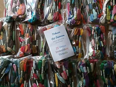 £5 • Buy 25 Venus Stranded Skeins Embroidery Thread - Great Quality & Value