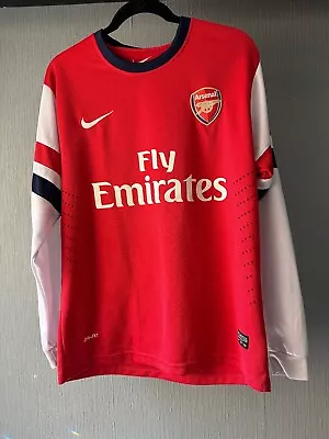 Arsenal Ozil Nike Home Rare Long Sleeve Jersey 2012/2013 Medium • $61