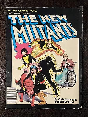 MARVEL GRAPHIC NOVEL #4 (1982) THE NEW MUTANTS (6th Print) MANY 1st APPEARANCES • $14.99