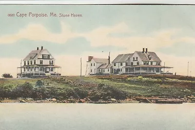 Cape Porpoiseme~stone Haven~early Postcard • $8.50