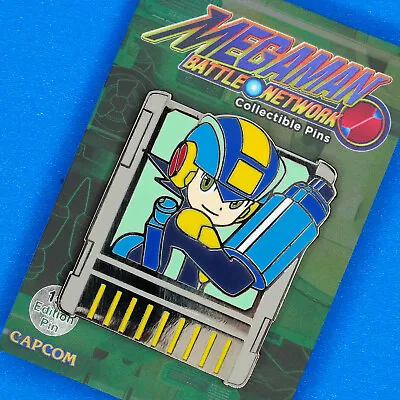 Mega Man Battle Network MegaMan.EXE Navi Chip Enamel Pin Figure • $12.04