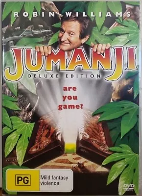 Jumanji Deluxe Edition (DVD 1995) With Boardgame Robin Williams Region 4 - VGC • $8