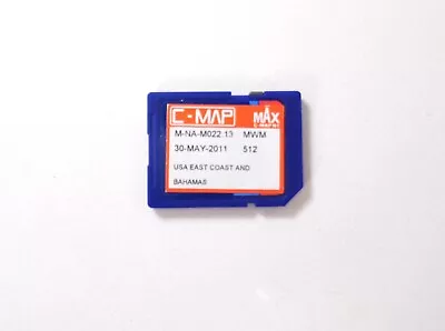 C-MAP NT MAX SD Card M-NA-M022.13 USA East Coast And Bahamas 30-MAY-2011 • $99.99