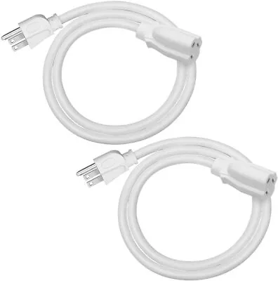 DEWENWILS 2 Pack  3 Foot Extension Cord 16 AWG SJTW Weatherproof Power Cable • $11.89