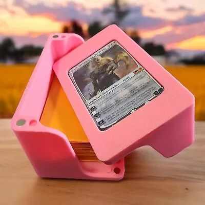 Pink Magnetic Deck Box And Trays- Magic The Gathering EDH Commander • $20