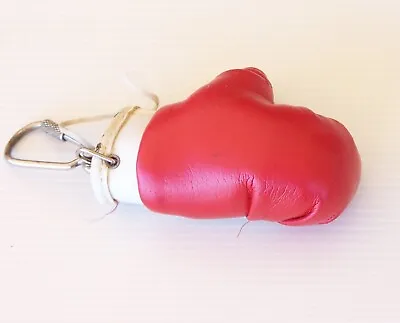 Vintage Boxing Glove Sports Souvenir Leather Key Chain Keyring • $13.12