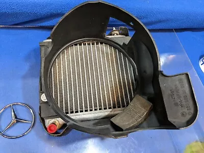 03-06 Mercedes W220 S600 Cl600 V12 Oil Cooler & Shroud Bracket 2205050630 M275 • $99