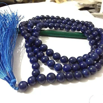 Tibetan Buddhist 8mm Lapis Lazuli Mala / Rosary 108 Beads • $7.96