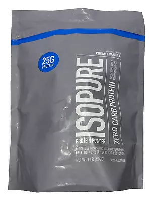 Isopure Zero Carb 100% Whey Protein Isolate 25g Protein Powder Creamy Vanilla • $24.95