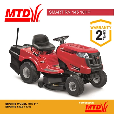 £2549.99 • Buy MTD Smart RN 145 Petrol Ride-On Lawnmower 547cc 105cm/41in Deck Dual Blade