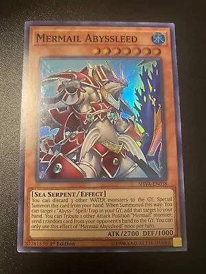 Mermail Abyssleed - SHVA-EN038 - Super Rare - 1st Edition NM YuGiOh! • $1.89