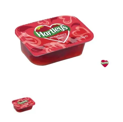 £6.75 • Buy 20 X Hartleys Strawberry Flavour Jam - 20g Individual Portions