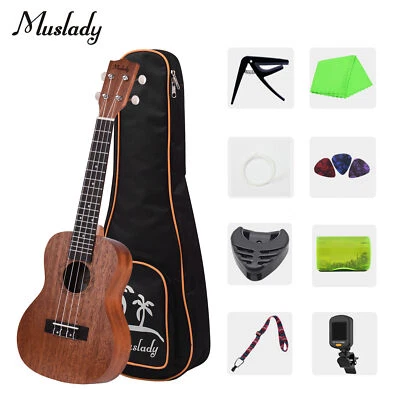 $68.99 • Buy Muslady 23  Concert Ukulele Wooden Ukelele With Carry Bag Uke AU