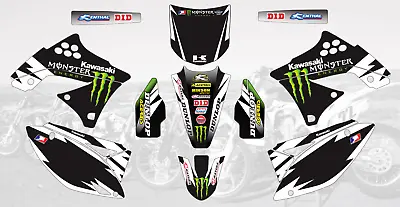 217 Mx Graphics Decals Stickers For Kawasaki Kx250f 2009-2012 Kx450f 2009-2011 • $98