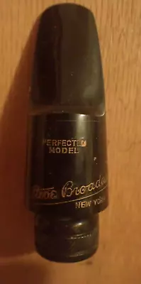 Vintage Gw Perfected Steve Broadus #5.071  Hard Rubber Alto Saxophone Mouthpiece • $125