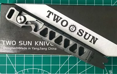 TWOSUN TI PRY BAR BOTTLE OPENER MINI BLADE  TITANIUM TS-EDC15-Sand • $11.61