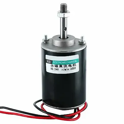 DC 24V Permanent Magnet DC Motor Electric Gear Motor High Speed 30W 6000RPM • $21.99