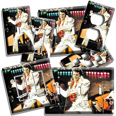 Elvis Presley Aloha Live Concert Light Switch Outlet Wall Plates Room Home Decor • $17.99