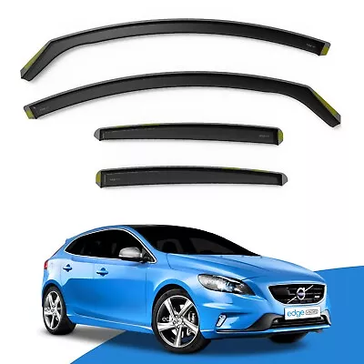 Volvo V40 MK2 2012-2019 5 Door Hatchback Wind Deflectors 4pc Edgevisors Tinted • $34.83