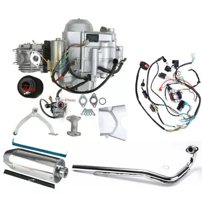 125cc Semi Auto Engine Motor Kit Electric Start 70/90/110cc ATV Quad Bike Buggy • $469.64