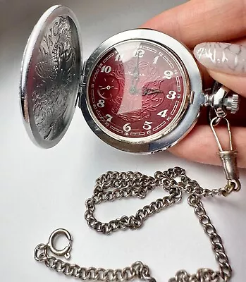 MOLNIYA 18 Jewels USSR Soviet Watch 5602 Mechanical Pocket Watch • $65