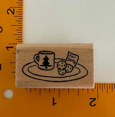 Santa's Cookies - Rubber Stamp By A Muse Art • $4.95