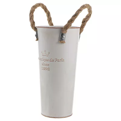 Rustic Milk Can Flower Vase For Home Decor-JM • £13.48