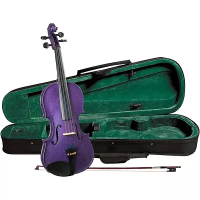 Cremona SV-75PP Premier Novice Series Sparkling Purple Violin Outfit 1/4 Outfit • $179.99