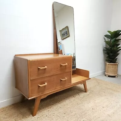 Retro G Plan Dressing Table Brandon Mid Century Vintage Light Oak VGC DELIVERY • £165