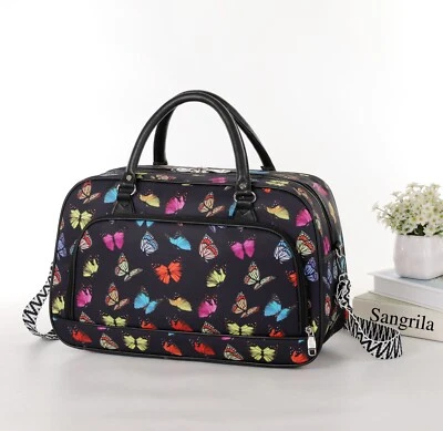  Travel Holdall Cabin Size Light Weight Hand Luggage School Weekend Bag Unisex   • £14.99