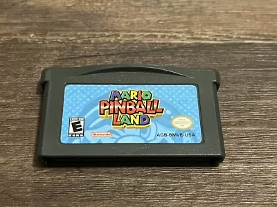 Mario Pinball Land (Nintendo Game Boy Advance) Cartridge Only Authentic Tested • $27.99