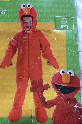 Sesame Street Elmo Plush Deluxe Toddler Halloween Costume Size 2T EUC • $26.89