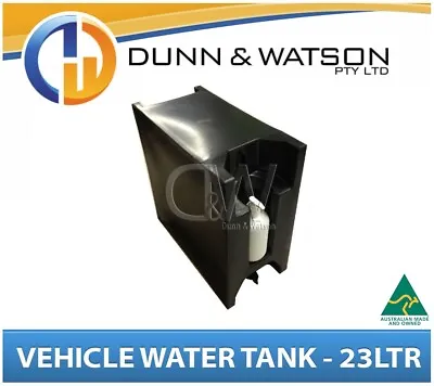 $190 • Buy Vehicle Water Tank With Soap Dispenser (23L) Black PVC Ute Under Tray - LH & RH