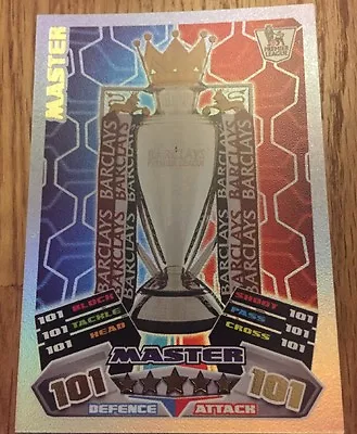 Match Attax 11/12 -master  Trophy Card Ultra Rare • £19.99