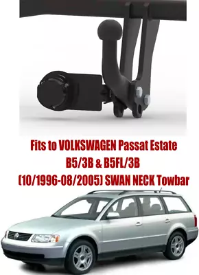 Tow Bar For VW Passat Estate (B5/3B & B5FL/3B) (1996-2005) & 7 Pin Kit - V115 • $186.49