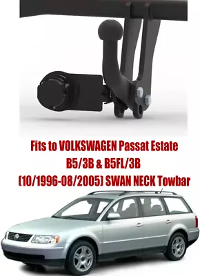 Tow Bar For VW Passat Estate (B5/3B & B5FL/3B) (1996-2005) & NO ELECTRICS - V115 • $161.62