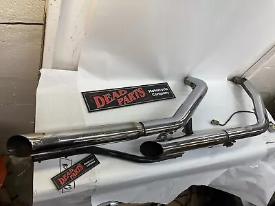 Harley Dyna FXD 10-16 Exhaust Pipes Python Mufflers FXDL • $175