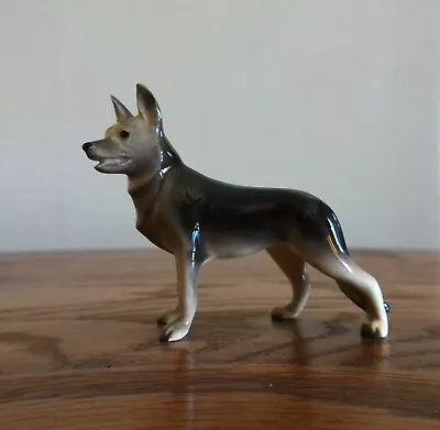 Vintage Hagen Renaker Miniature German Shepherd Standing Model No. A-825 • $9.99