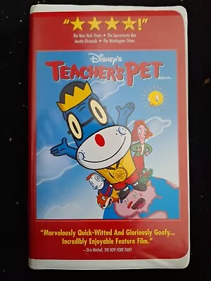Disney Teacher's Pet Cartoon VHS 2004 Clamshell RARE VTG • $12