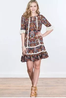 NEW Womens Matilda Jane Make Believe Intermission Dress Size L Large NWT • £33.72