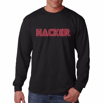 HACKER MR Robot Anonymous Black Cotton T-shirt 9308 • £13.95