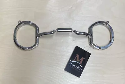 Myler Low Port Comfort Mouth Eggbutt Snaffle Bit With Hooks 6  -  MB04  Level 2 • $124