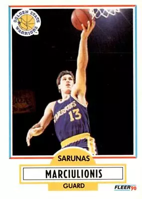 1990-91 Fleer #65 Sarunas Marciulionis • $0.99