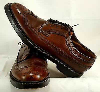 $227 • Buy Florsheim Imperial Pebbled Brown Calfskin 5 Nail V-Cleat Men's Size 8.5 E 93602