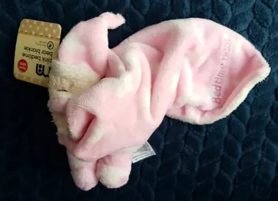 New Mothercare Pink Bedtime Bear Blankie Comforter Stars • £20